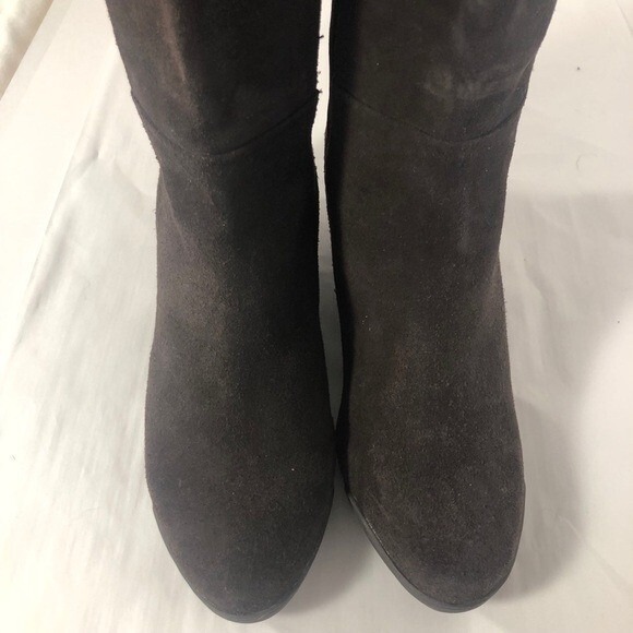 Adrienne Vittadini Brown Suede Boots Size 8.5 - Picture 9 of 16